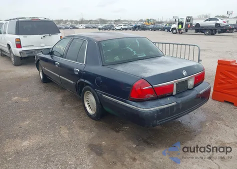2000 Mercury Grand Marquis Ls z USA, uszkodzony, nr VIN 2MEFM75W1YX718494